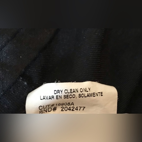 Y2K Elite Black Tailored & Cuffed Trouser Pants - 12 REG - Picture 11 of 11